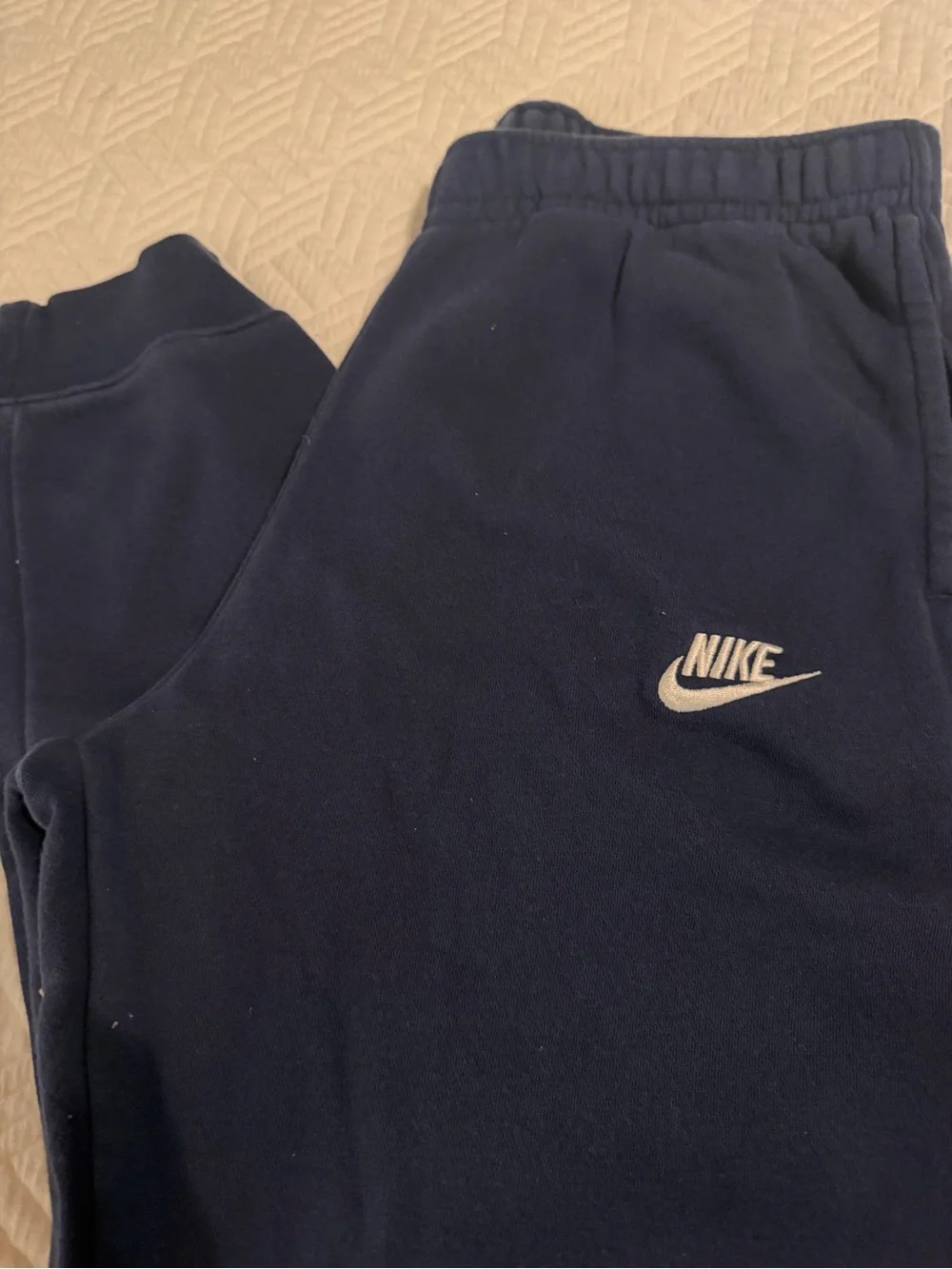Nike Kids Joggers - Navy & Tan
